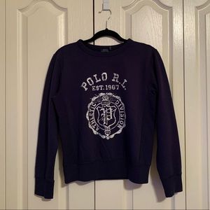 Polo Ralph Lauren Navy Sweatshirt SizeS